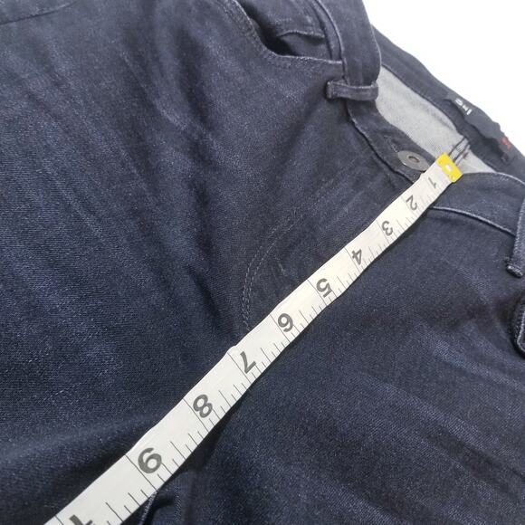 3x1 NYC Jeans Midway Eyelet Black Denim Flared Leg - Picture 9 of 13